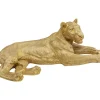 KARE Design Deko & Geschenkartikel-Deko Figur Lion Gold 80Cm