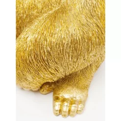 KARE Design Deko & Geschenkartikel-Deko Figur Monkey Gorilla Side Xl Gold