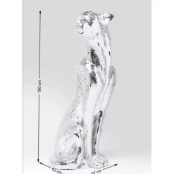 KARE Design Deko & Geschenkartikel-Deko Figur Mosaik Welcome Panther Links Xl