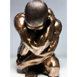 KARE Design Deko & Geschenkartikel-Deko Figur Nude Man Hug Bronze 54Cm
