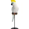 KARE Design Deko & Geschenkartikel-Deko Figur Parrot Cockatoo Weis 38Cm