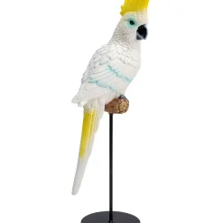 KARE Design Deko & Geschenkartikel-Deko Figur Parrot Cockatoo Weis 38Cm