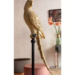 KARE Design Deko & Geschenkartikel-Deko Figur Parrot Gold