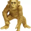 KARE Design Deko & Geschenkartikel-Deko Figur Playing Ape Gold 50