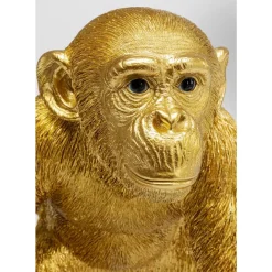 KARE Design Deko & Geschenkartikel-Deko Figur Playing Ape Gold 50