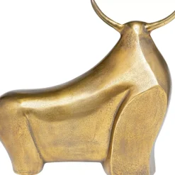 KARE Design Deko & Geschenkartikel-Deko Figur Proud Bull Brass 51Cm