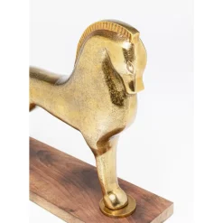 KARE Design Deko & Geschenkartikel-Deko Figur Proud Horse Brass 31Cm