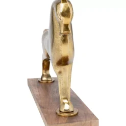 KARE Design Deko & Geschenkartikel-Deko Figur Proud Horse Brass 31Cm