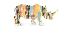 KARE Design Deko & Geschenkartikel-Deko Figur Rhino Colore 26Cm