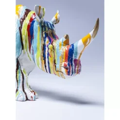 KARE Design Deko & Geschenkartikel-Deko Figur Rhino Colore 26Cm