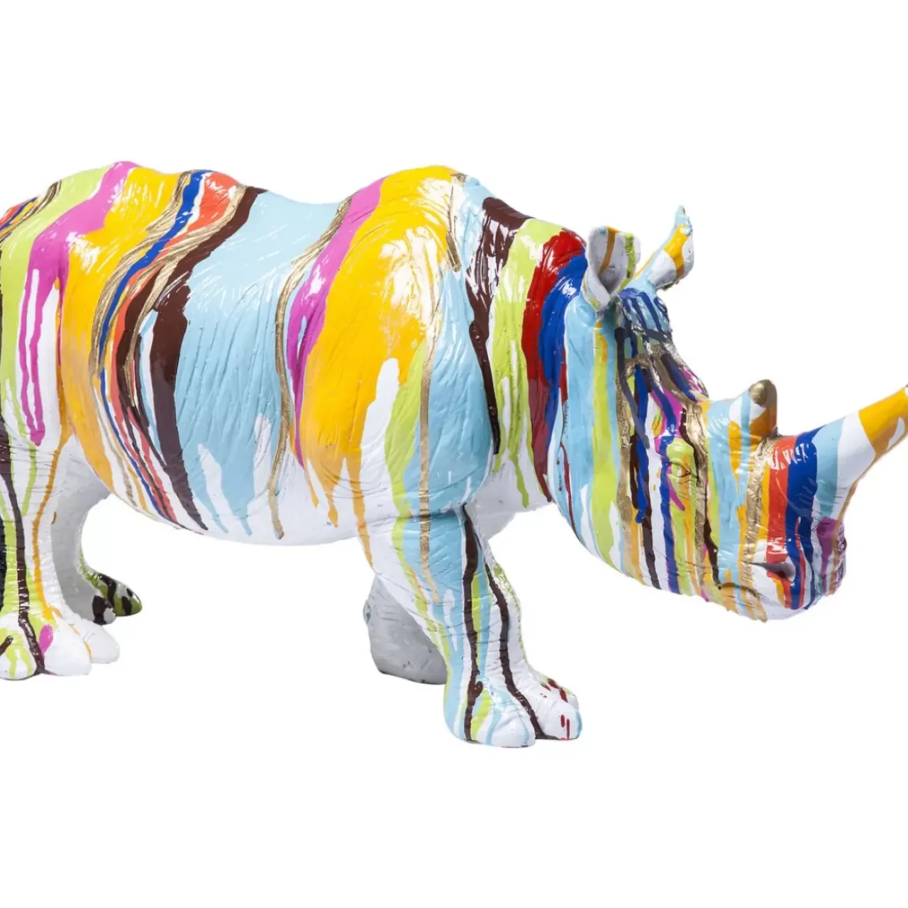 KARE Design Deko & Geschenkartikel-Deko Figur Rhino Colore 26Cm