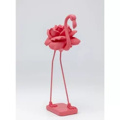 KARE Design Deko & Geschenkartikel-Deko Figur Rose Flamingo Pink 42Cm