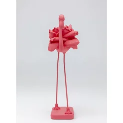 KARE Design Deko & Geschenkartikel-Deko Figur Rose Flamingo Pink 42Cm