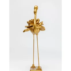 KARE Design Deko & Geschenkartikel-Deko Figur Rose Flamingo Gold 63Cm