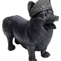 KARE Design Deko & Geschenkartikel-Deko Figur Royal Standing Corgi Schwarz