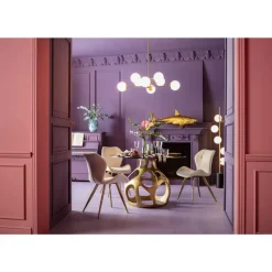 KARE Design Deko & Geschenkartikel-Deko Figur Shark Henry Gold 106Cm