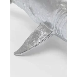KARE Design Deko & Geschenkartikel-Deko Figur Shark Henry Silber 106Cm
