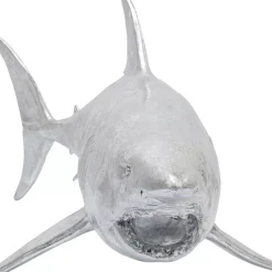 KARE Design Deko & Geschenkartikel-Deko Figur Shark Henry Silber 106Cm