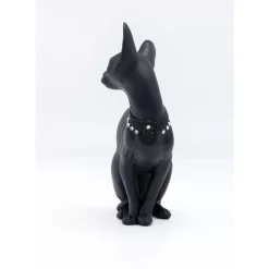 KARE Design Deko & Geschenkartikel-Deko Figur Sitting Cat Audrey Schwarz 27Cm