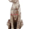KARE Design Deko & Geschenkartikel-Deko Figur Sitting Cat Rivet Copper