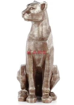 KARE Design Deko & Geschenkartikel-Deko Figur Sitting Cat Rivet Copper