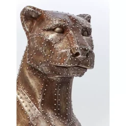 KARE Design Deko & Geschenkartikel-Deko Figur Sitting Cat Rivet Copper