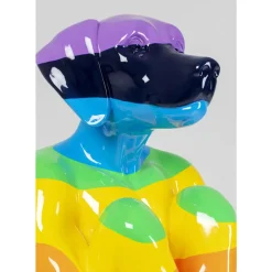 KARE Design Deko & Geschenkartikel-Deko Figur Sitting Dog Rainbow 173
