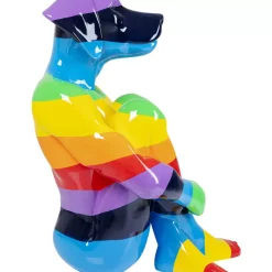 KARE Design Deko & Geschenkartikel-Deko Figur Sitting Dog Rainbow 173