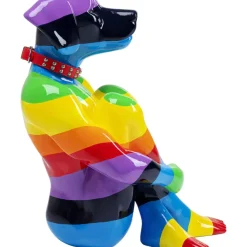 KARE Design Deko & Geschenkartikel-Deko Figur Sitting Dog Rainbow 80