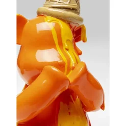 KARE Design Deko & Geschenkartikel-Deko Figur Sitting Gelato Bear Orange 37Cm