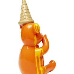 KARE Design Deko & Geschenkartikel-Deko Figur Sitting Gelato Bear Orange 37Cm