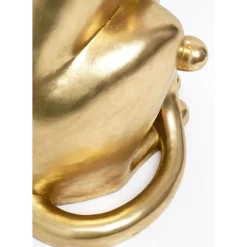 KARE Design Deko & Geschenkartikel-Deko Figur Sitting Leopard Gold 150Cm