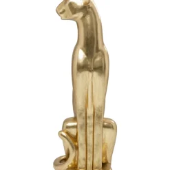KARE Design Deko & Geschenkartikel-Deko Figur Sitting Leopard Gold 150Cm