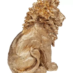 KARE Design Deko & Geschenkartikel-Deko Figur Sitting Lion Gold 42Cm
