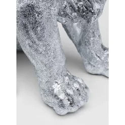 KARE Design Deko & Geschenkartikel-Deko Figur Sitting Lion Silber 42Cm
