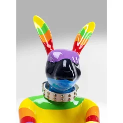 KARE Design Deko & Geschenkartikel-Deko Figur Sitting Rabbit Rainbow 80