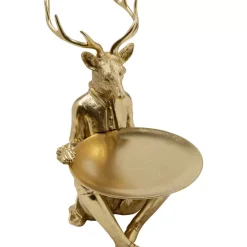 KARE Design Deko & Geschenkartikel-Deko Figur Sitting Waiter Deer 33Cm