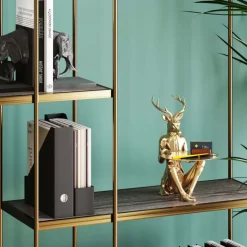 KARE Design Deko & Geschenkartikel-Deko Figur Sitting Waiter Deer 33Cm