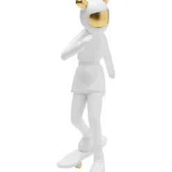 KARE Design Deko & Geschenkartikel-Deko Figur Skating Astronaut Weis 33Cm