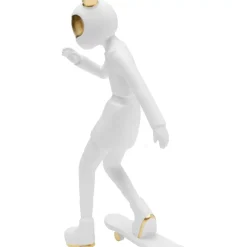 KARE Design Deko & Geschenkartikel-Deko Figur Skating Astronaut Weis 33Cm