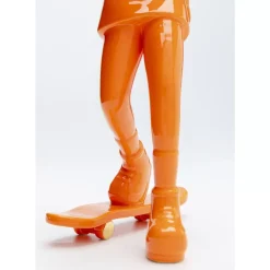 KARE Design Deko & Geschenkartikel-Deko Figur Skating Astronaut Orange 33Cm