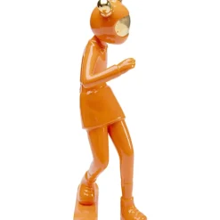 KARE Design Deko & Geschenkartikel-Deko Figur Skating Astronaut Orange 33Cm