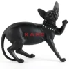 KARE Design Deko & Geschenkartikel-Deko Figur Standing Cat Audrey Schwarz 29Cm