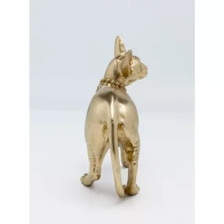 KARE Design Deko & Geschenkartikel-Deko Figur Standing Cat Audrey Gold 29Cm