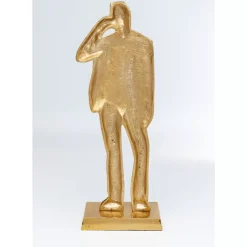 KARE Design Deko & Geschenkartikel-Deko Figur Standing Man Gold 62Cm