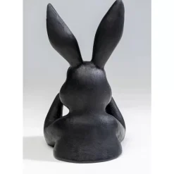 KARE Design Deko & Geschenkartikel-Deko Figur Sweet Rabbit Schwarz 23Cm