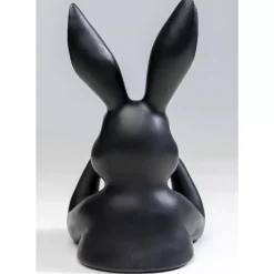 KARE Design Deko & Geschenkartikel-Deko Figur Sweet Rabbit Schwarz 31Cm