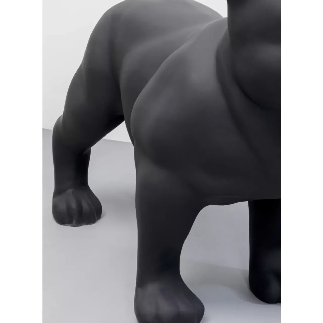 KARE Design Deko & Geschenkartikel-Deko Figur Toto Teen Schwarz Matt 90Cm