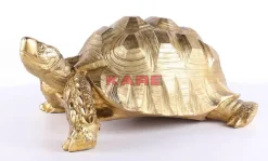 KARE Design Deko & Geschenkartikel-Deko Figur Turtle Gold Gros