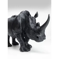 KARE Design Deko & Geschenkartikel-Deko Figur Walking Rhino Schwarz